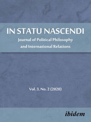 cover image of In Statu Nascendi